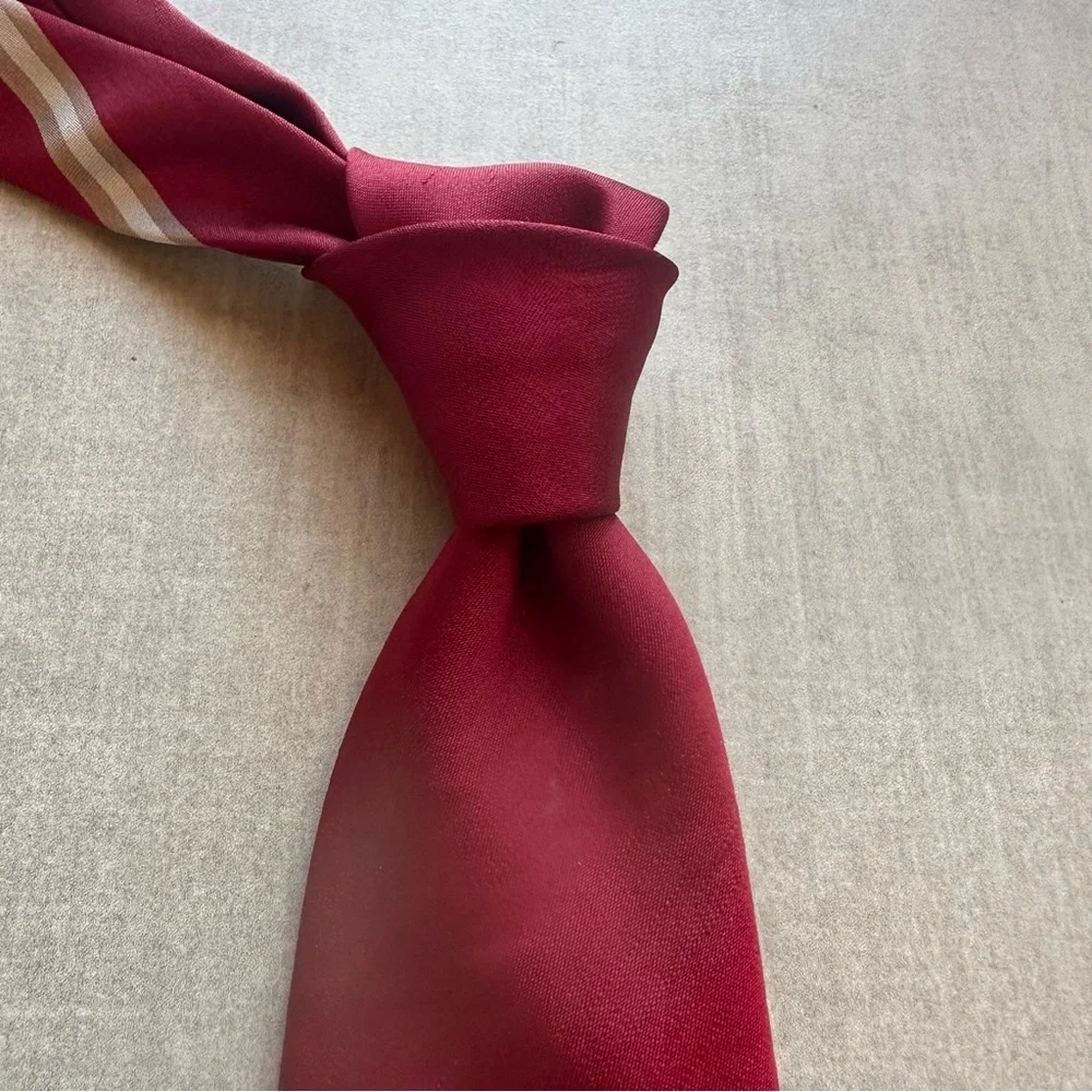 Gucci Vintage Raw Silk Tie (Imperfect)
